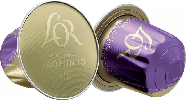 Een Koffiecups L'Or espresso Lungo Profondo 20 stuks koop je bij Totaal Kantoor Goeree