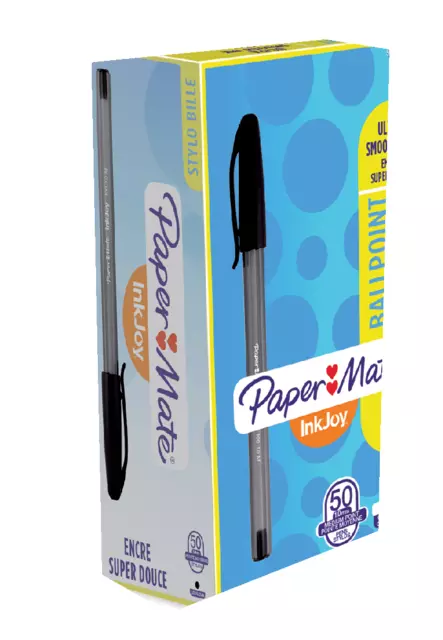 Balpen Paper Mate Inkjoy 100 medium zwart