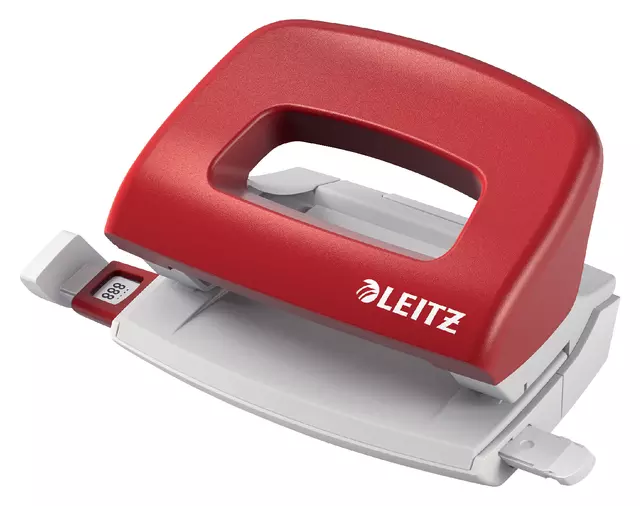 Een Perforator Leitz Nexxt mobiele 10 vel rood koop je bij Goedkope Kantoorbenodigdheden