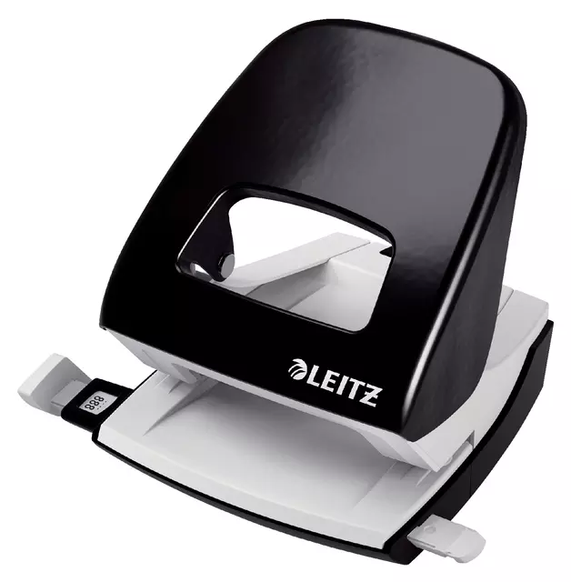 Een Perforator Leitz 5008 Nexxt metaal 30 vel zwart blister koop je bij EconOffice