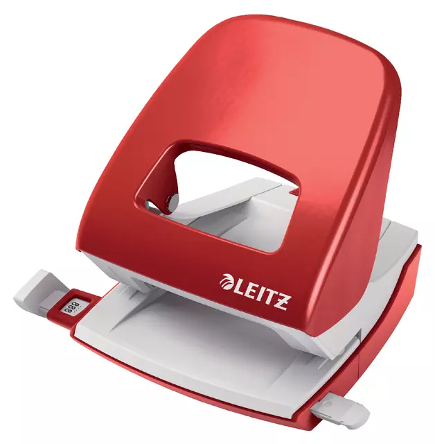 Een Perforator Leitz 5008 Nexxt metaal 30 vel rood koop je bij EconOffice