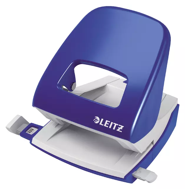 Een Perforator Leitz 5008 Nexxt metaal 30 vel blauw koop je bij EconOffice