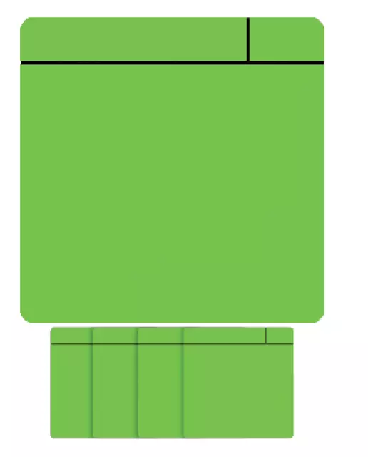 Een Magneet scrum 75x75mm groen koop je bij EconOffice