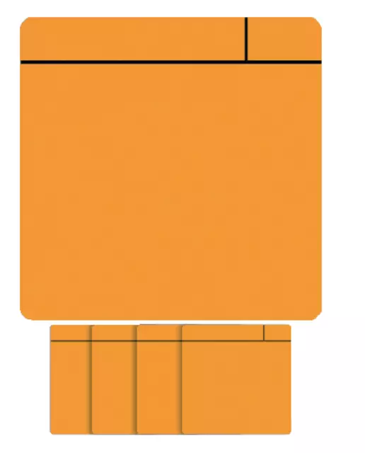 Een Magneet scrum 75x75mm oranje koop je bij KantoorProfi België BV