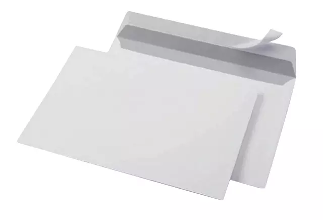 Een Envelop Quantore bank C6 114x162mm zelfklevend wit 25stuks koop je bij Van Leeuwen Boeken- en kantoorartikelen