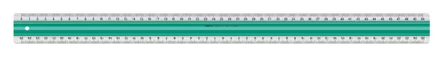 Een Liniaal Linex super S50 50cm transparant koop je bij Totaal Kantoor Goeree