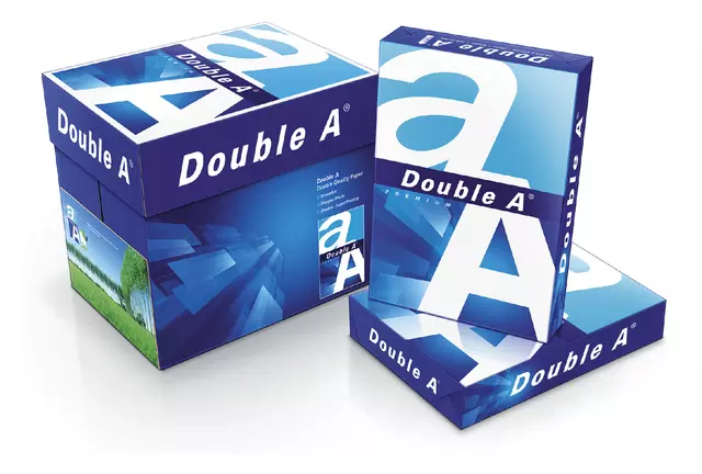 Een Kopieerpapier Double A Premium A4 80gr wit 500vel koop je bij Van Leeuwen Boeken- en kantoorartikelen
