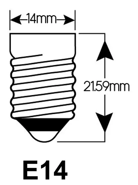 Een Ledlamp Integral E14 2700K warm wit 2W 250lumen koop je bij L&N Partners voor Partners B.V.