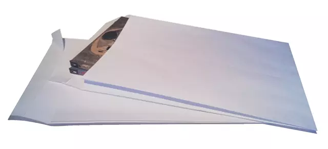 Een Envelop Quantore monsterzak 262x371x38mm zelfkl. wit 10stuks koop je bij Goedkope Kantoorbenodigdheden