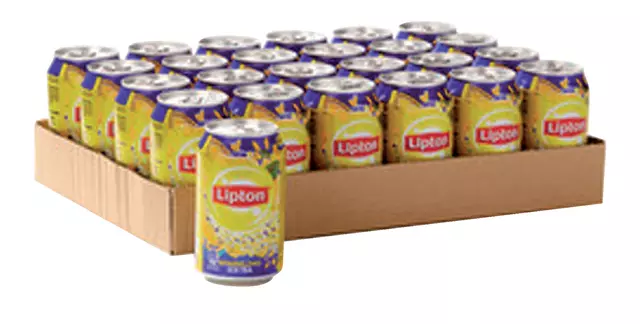 Een Frisdrank Lipton Ice Tea sparkling blik 330ml koop je bij Van Leeuwen Boeken- en kantoorartikelen