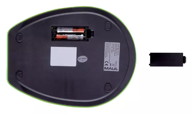 Een Briefweger MAUL Goal tot 5000 gram inclusief batterij groen koop je bij KantoorProfi België BV