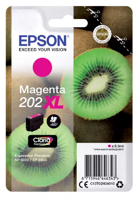 Een Inktcartridge Epson 202XL T02H34 rood koop je bij Van Hoye Kantoor BV