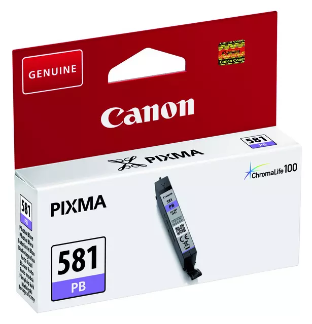 Een Inktcartridge Canon CLI-581 foto blauw koop je bij Kantoorvakhandel van der Heijde