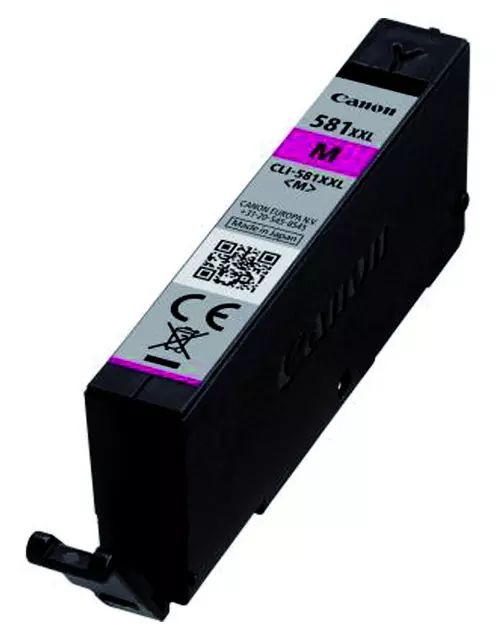 Een Inktcartridge Canon CLI-581XXL rood koop je bij QuickOffice BV