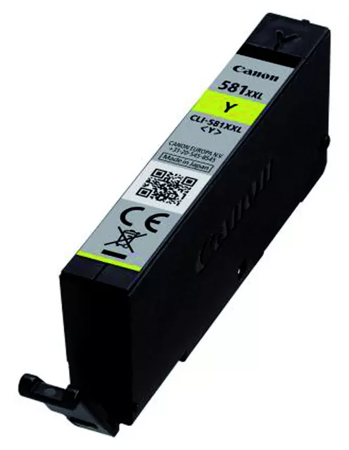 Een Inktcartridge Canon CLI-581XXL geel koop je bij Van Hoye Kantoor BV