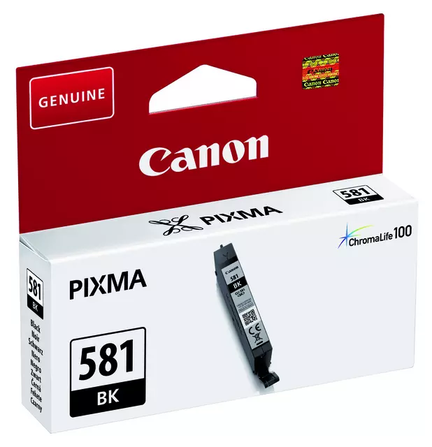 Een Inktcartridge Canon CLI-581 zwart koop je bij KantoorProfi België BV