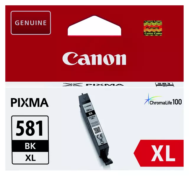 Een Inktcartridge Canon CLI-581XL zwart koop je bij Kantoorvakhandel van der Heijde