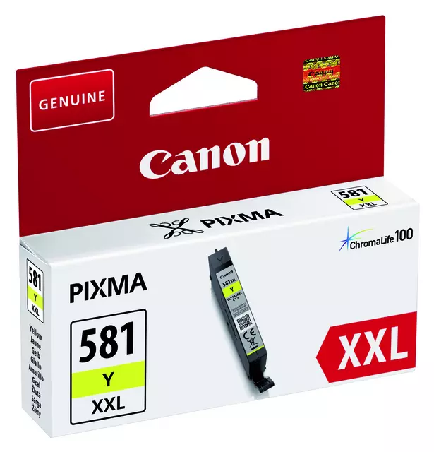 Buy your Inktcartridge Canon CLI-581XXL geel at QuickOffice BV