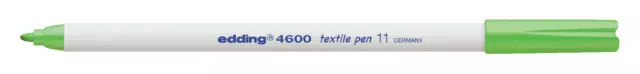 Viltstift edding 4600 textiel rond 1mm lichtgroen