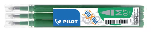 Een Rollerpenvulling PILOT friXion medium groen set à 3 stuks koop je bij MV Kantoortechniek B.V.