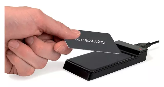 Een TimeMoto RF-150 USB RFID reader koop je bij EconOffice