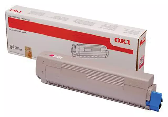 Een Toner Oki 45862838 rood koop je bij MV Kantoortechniek B.V.