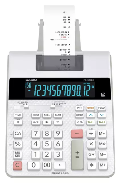 Een Calculatrice Casio FR-2650RC koop je bij Van Hoye Kantoor BV