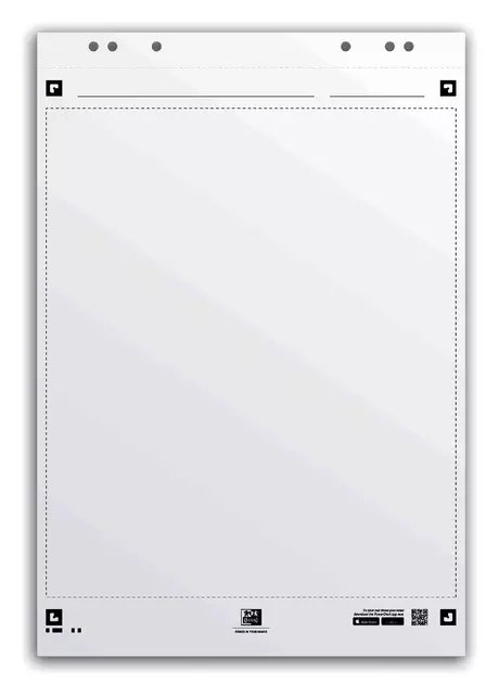 Flipoverpapier Oxford smart 65x98cm blanco 90gram 20vel