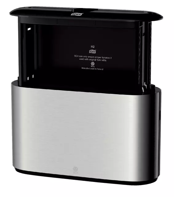 Een Handdoekdispenser Tork Express Image lijn Countertop Multifold H2 rvs 460005 koop je bij Van Leeuwen Boeken- en kantoorartikelen
