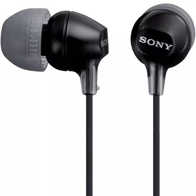 Een Oortelefoon Sony EX15LP basic zwart koop je bij MV Kantoortechniek B.V.