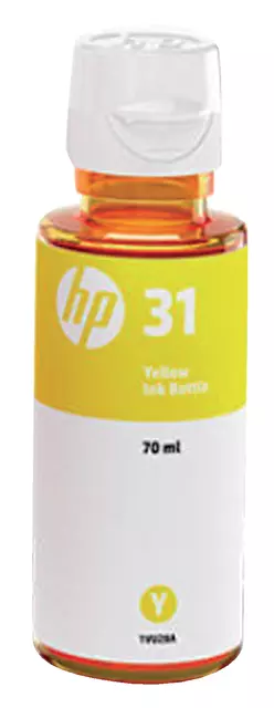 Een Flacon navulinkt HP 1VU28AE 31 geel koop je bij Kantoorvakhandel van der Heijde