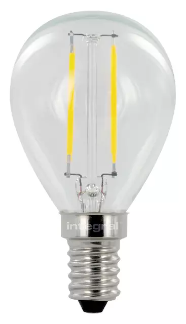 Een Ledlamp Integral E14 2700K warm wit 2W 250lumen koop je bij Kantoorvakhandel van der Heijde