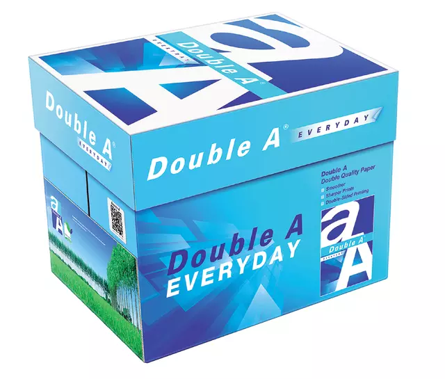 Een Kopieerpapier Double A Everyday A4 70gr wit 500vel koop je bij MV Kantoortechniek B.V.