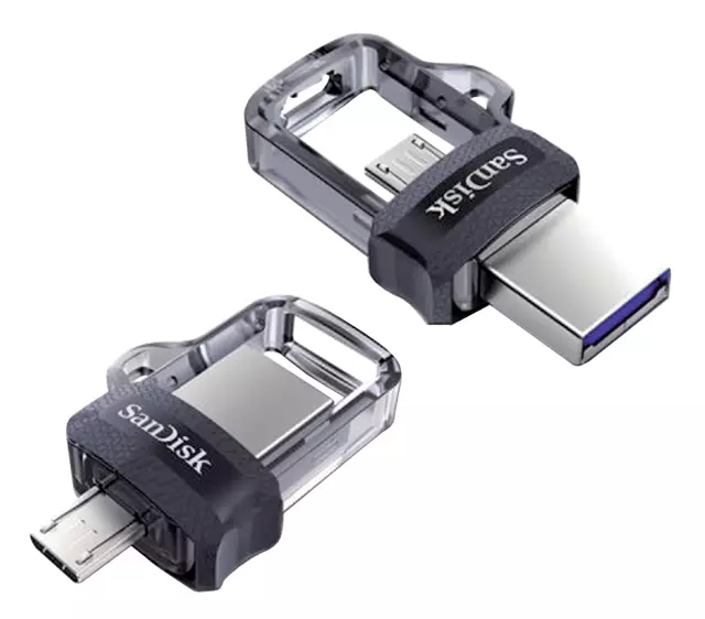 Een USB-stick 3.0 Sandisk Dual Micro Ultra 32GB koop je bij KantoorProfi België BV