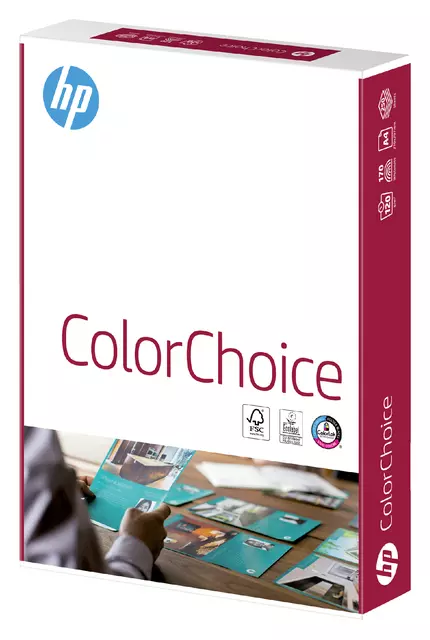 Een Kleurenlaserpapier HP Color Choice A4 120gr wit 250vel koop je bij Van Leeuwen Boeken- en kantoorartikelen