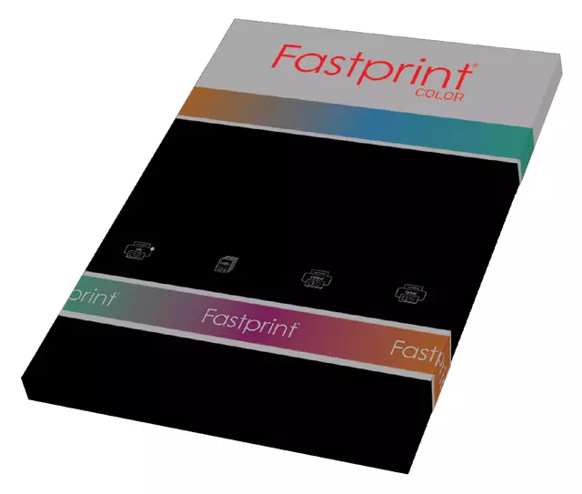 Een Kopieerpapier Fastprint A4 120gr zwart 100vel koop je bij EconOffice