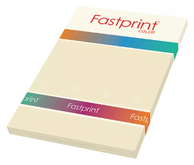 Een Kopieerpapier Fastprint A4 80gr roomwit 100vel koop je bij Totaal Kantoor Goeree