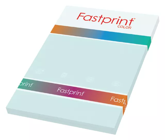 Kopieerpapier Fastprint A4 160gr lichtblauw 50vel