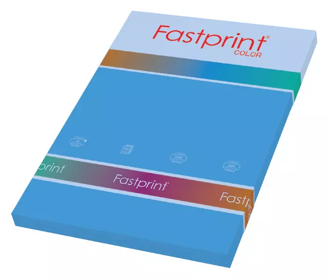 Een Kopieerpapier Fastprint A4 160gr diepblauw 50vel koop je bij EconOffice