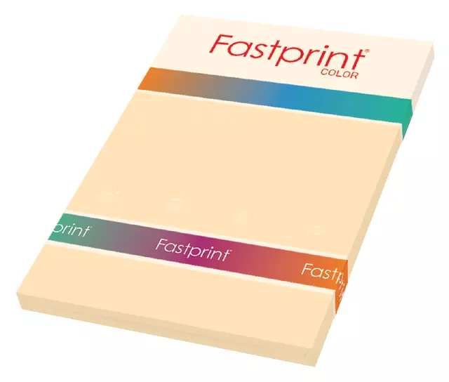 Een Kopieerpapier Fastprint A4 120gr creme 100vel koop je bij Klik Office BV