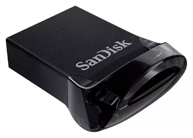 Een USB-stick 3.1 Sandisk Cruzer Ultra Fit 16GB koop je bij Klik Office BV