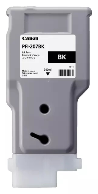 Een Inktcartridge Canon PFI-207 zwart koop je bij Kantoorvakhandel van der Heijde