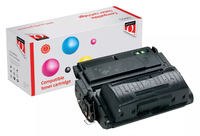 Een Tonercartridge Quantore alternatief tbv HP Q5942A 42A zwart koop je bij Klik Office BV