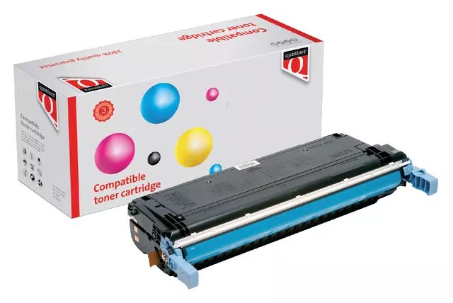 Een Tonercartridge Quantore alternatief tbv HP C9731A 645A blauw koop je bij Van Hoye Kantoor BV