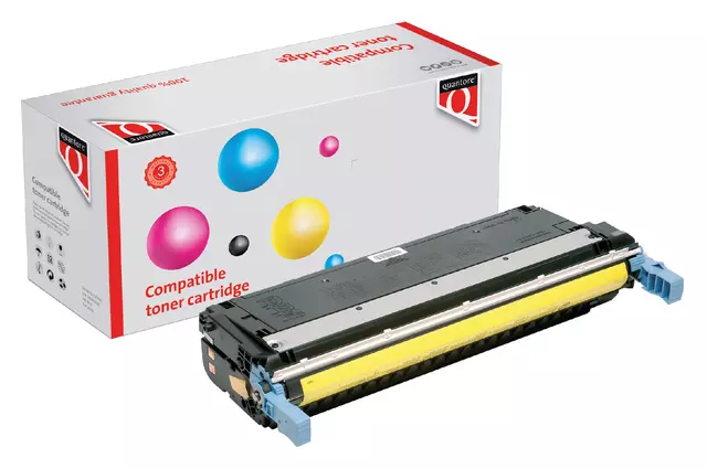 Een Tonercartridge Quantore alternatief tbv HP C9732A 645A geel koop je bij Van Hoye Kantoor BV