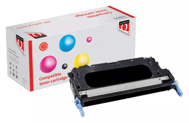 Een Tonercartridge Quantore alternatief tbv HP Q6470A 501A zwart koop je bij Goedkope Kantoorbenodigdheden