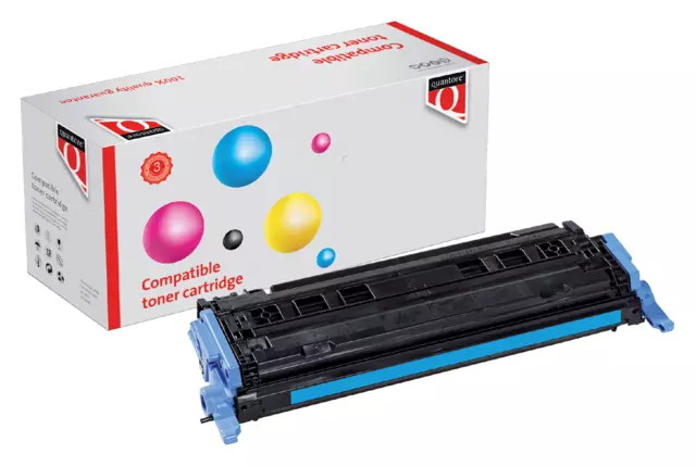 Een TONERCARTRIDGE QUANTORE HP Q6001A 124A BLAUW koop je bij Kantoorvakhandel van der Heijde