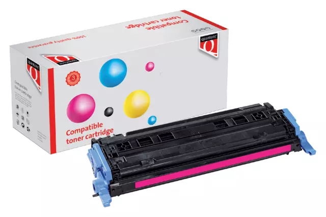 Een Tonercartridge Quantore alternatief tbv HP Q6003A 124A rood koop je bij MV Kantoortechniek B.V.