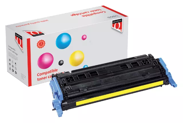 Een Tonercartridge Quantore alternatief tbv HP Q6002A 124A geel koop je bij KantoorProfi België BV