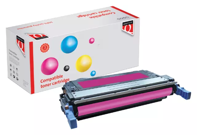 Een Cartouche toner Quantore alternative pour HP Q6463A 644A rouge koop je bij Van Hoye Kantoor BV